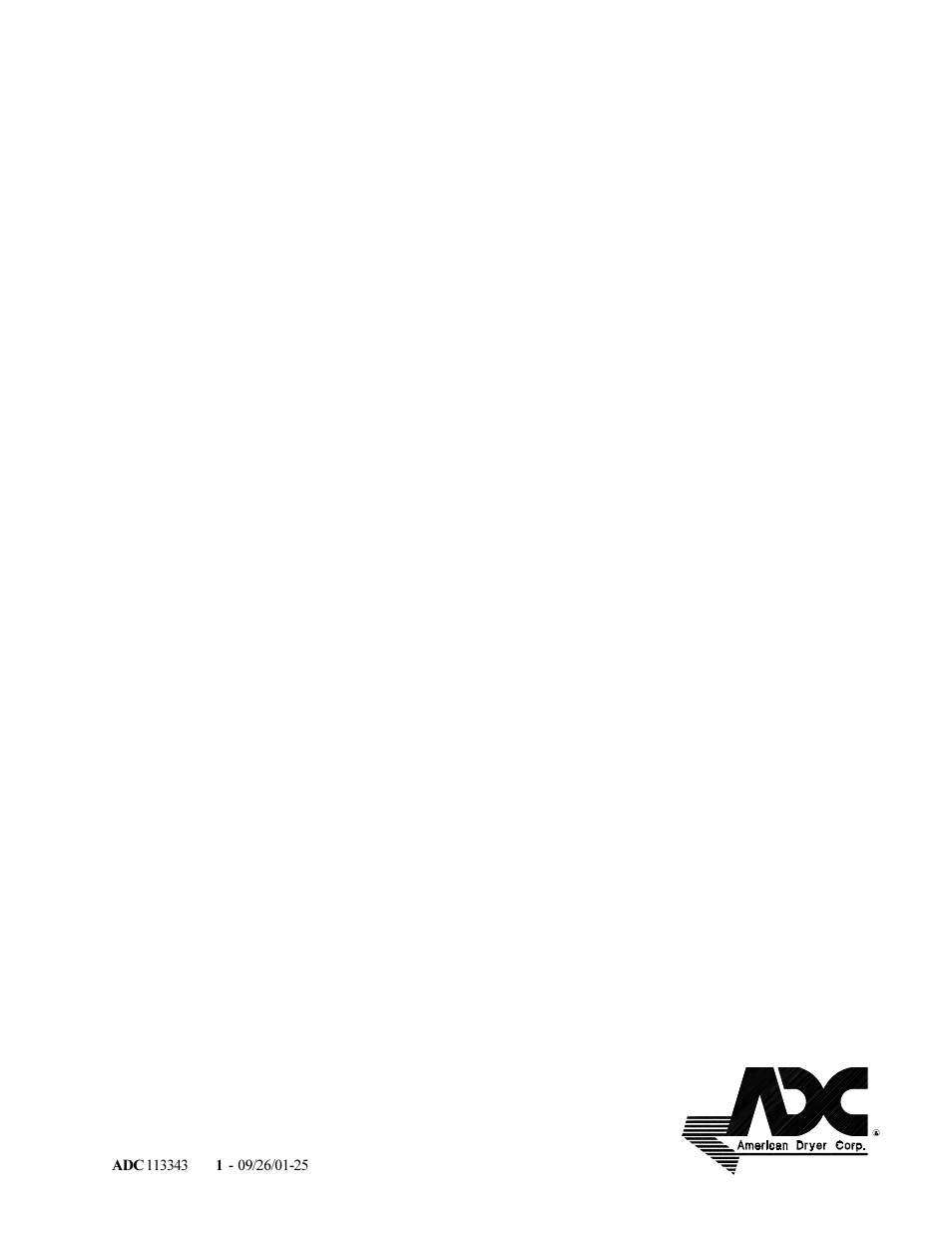 American Dryer Corp. ML-75DIII User Manual | Page 65 / 65