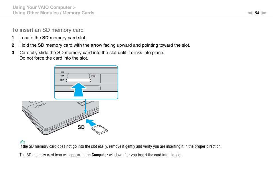 Sony VGN-AW450F User Manual | Page 54 / 172