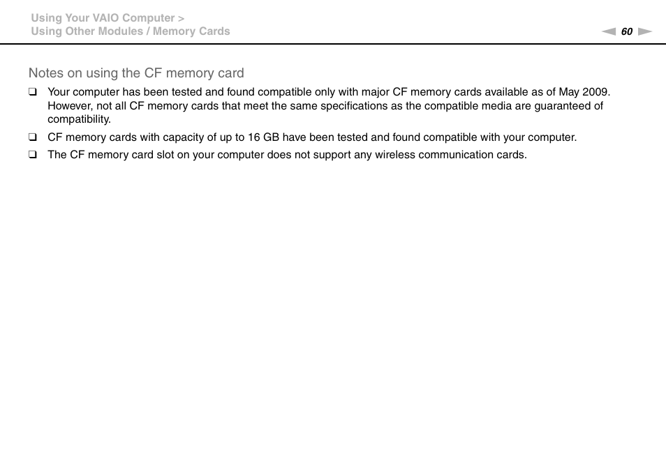 Sony VGN-AW450F User Manual | Page 60 / 172