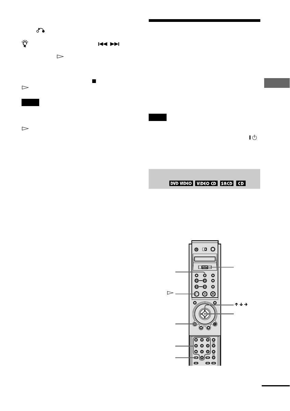 Repeat play, a-b repeat play), Various play mode functions | Sony DVP-NS900V User Manual | Page 43 / 108