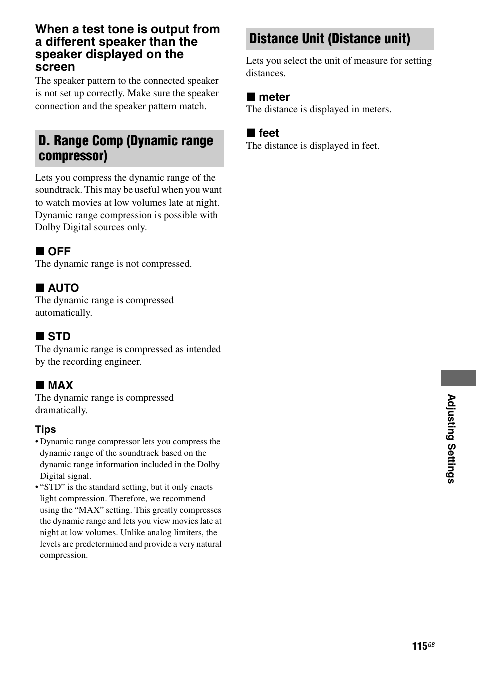 Sony STR-DA4600ES User Manual | Page 115 / 170