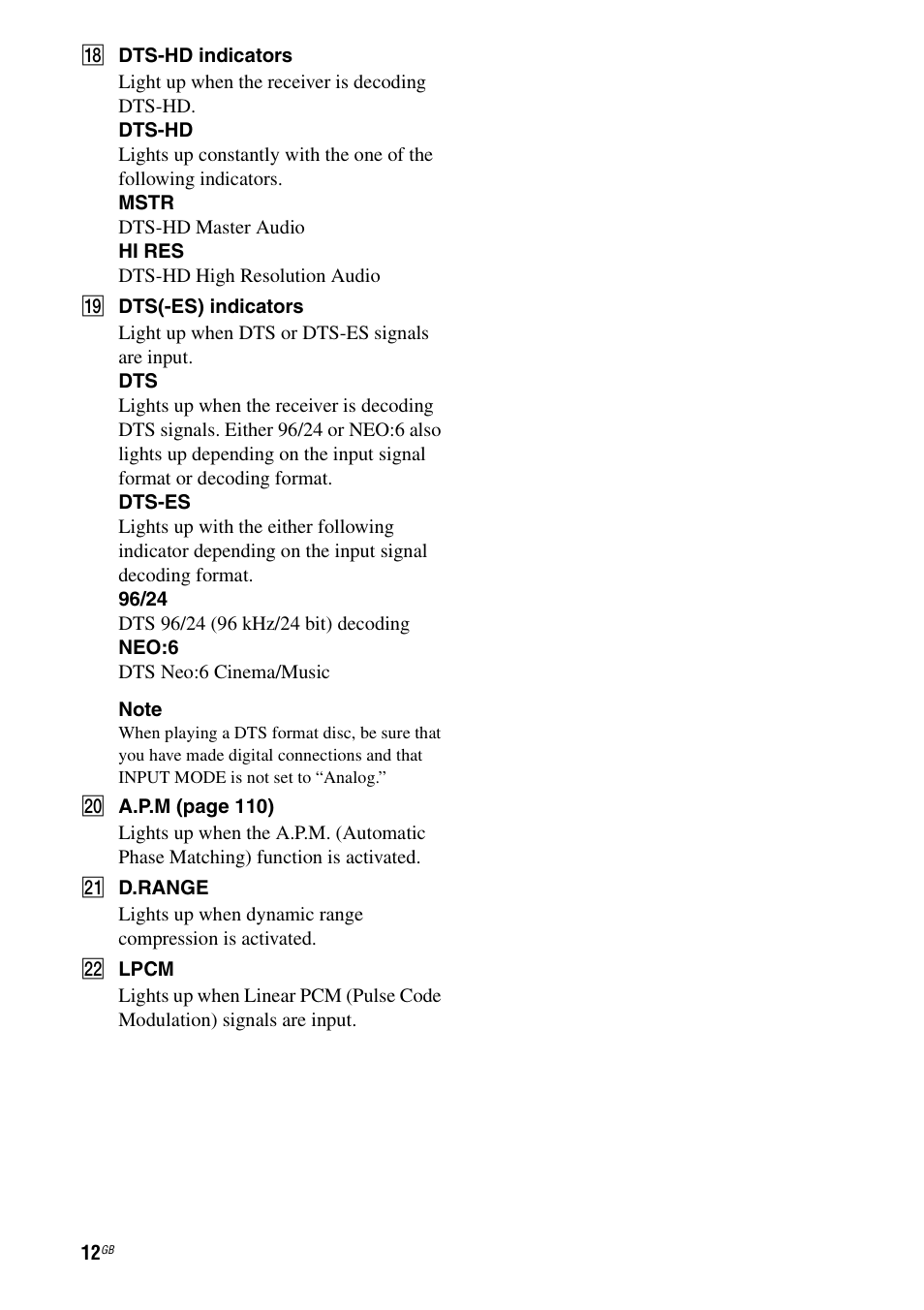Sony STR-DA4600ES User Manual | Page 12 / 170