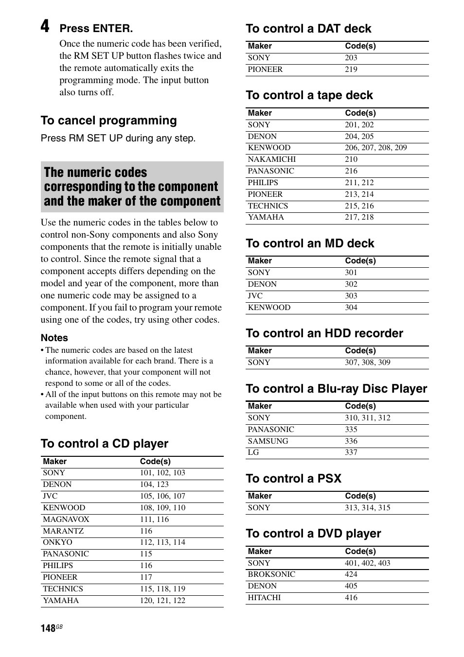 Press enter | Sony STR-DA4600ES User Manual | Page 148 / 170
