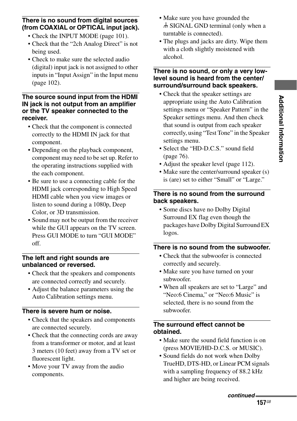 Sony STR-DA4600ES User Manual | Page 157 / 170