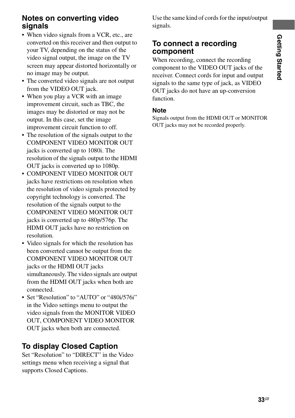 Sony STR-DA4600ES User Manual | Page 33 / 170