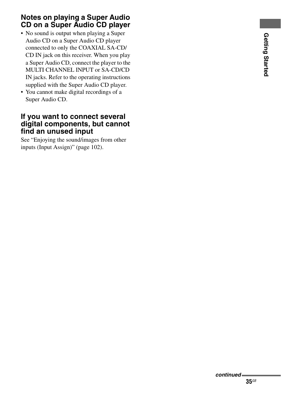 Sony STR-DA4600ES User Manual | Page 35 / 170