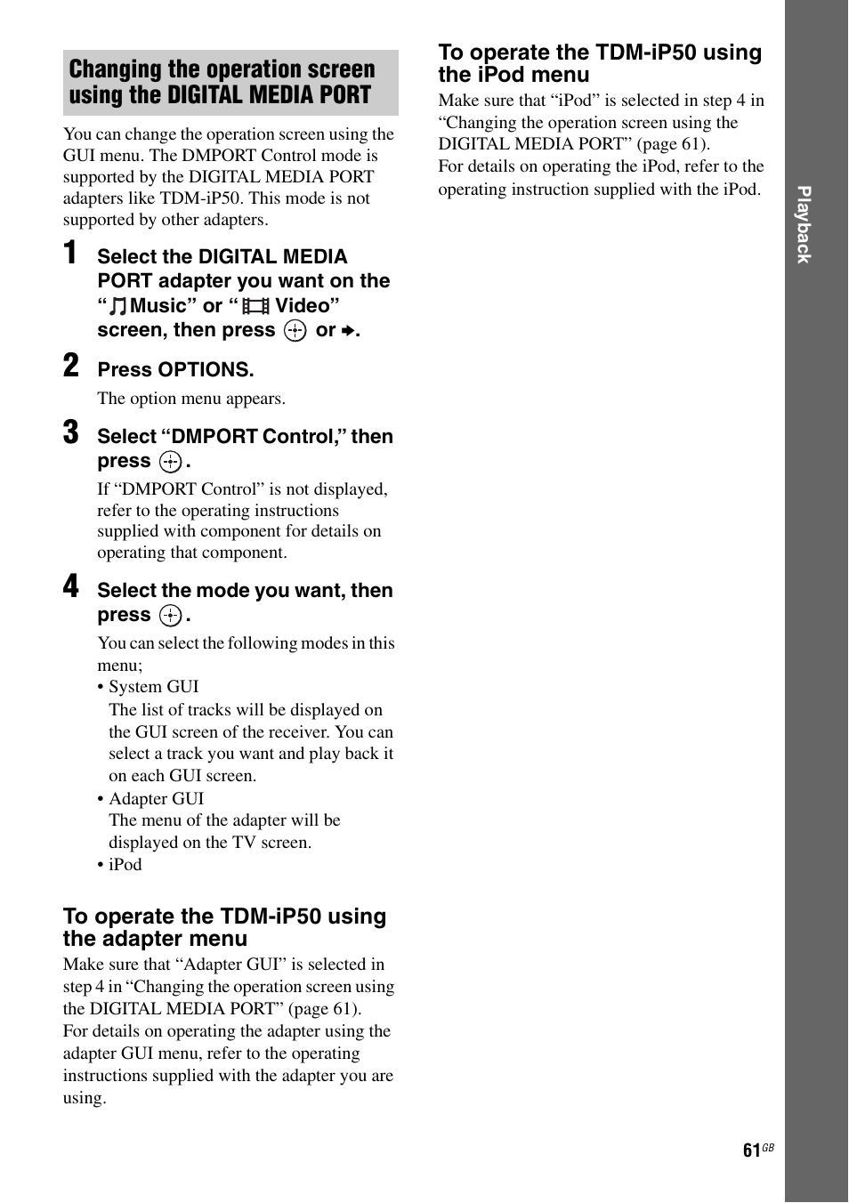 Sony STR-DA4600ES User Manual | Page 61 / 170