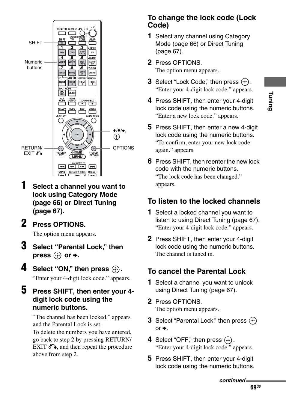 Sony STR-DA4600ES User Manual | Page 69 / 170