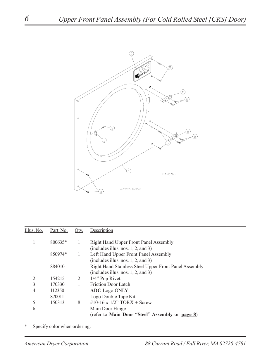 American Dryer Corp. AD-236 User Manual | Page 8 / 33