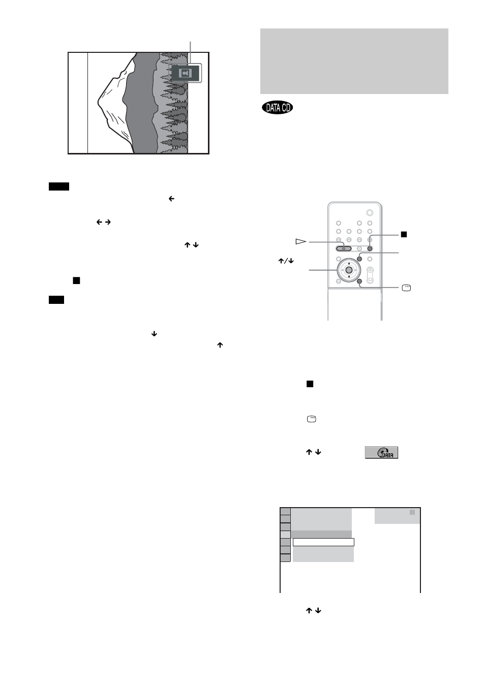 Playing audio tracks and images as a, Slide show with sound | Sony DAV-FX100W User Manual | Page 52 / 112