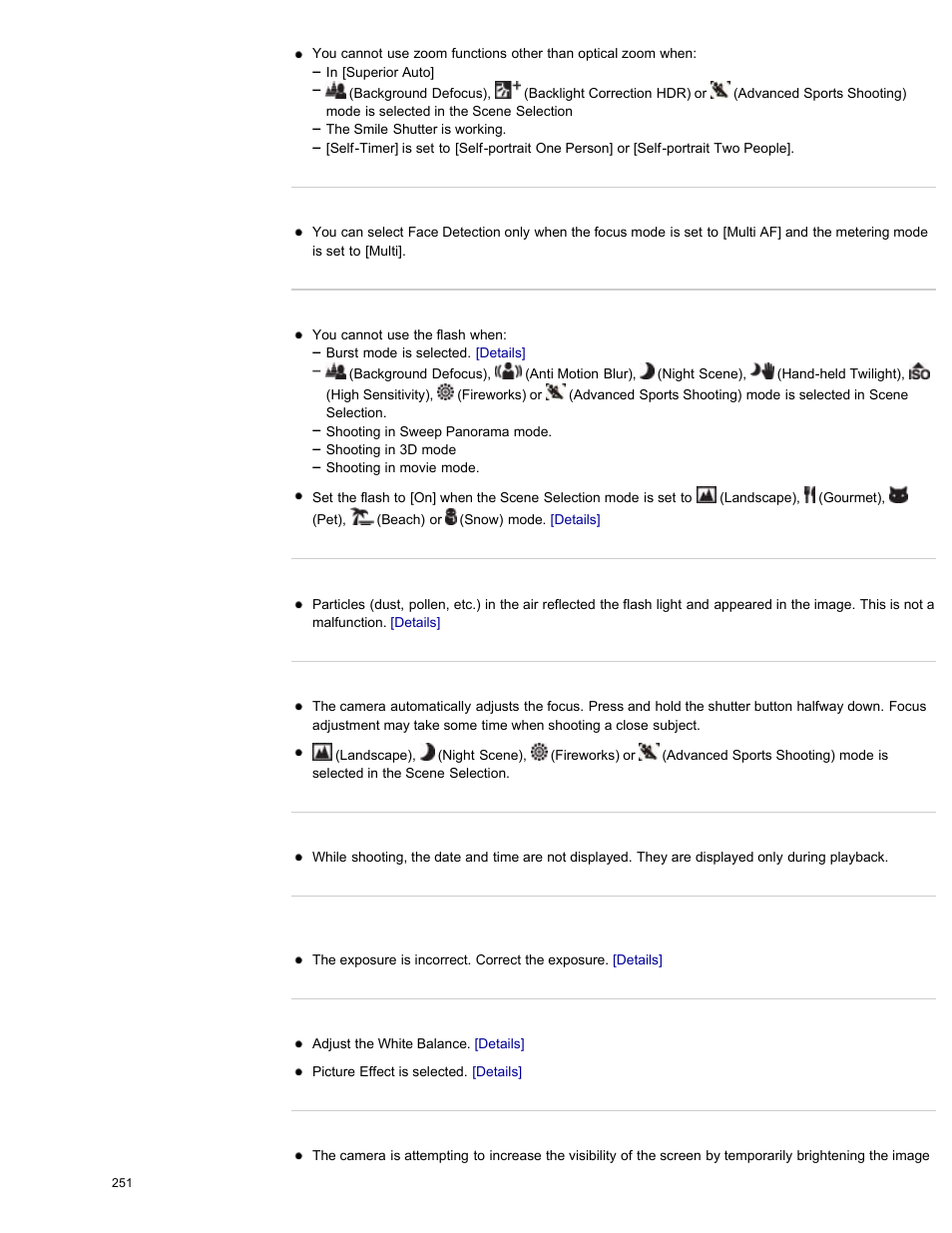 Sony DSC-HX200V User Manual | Page 260 / 297