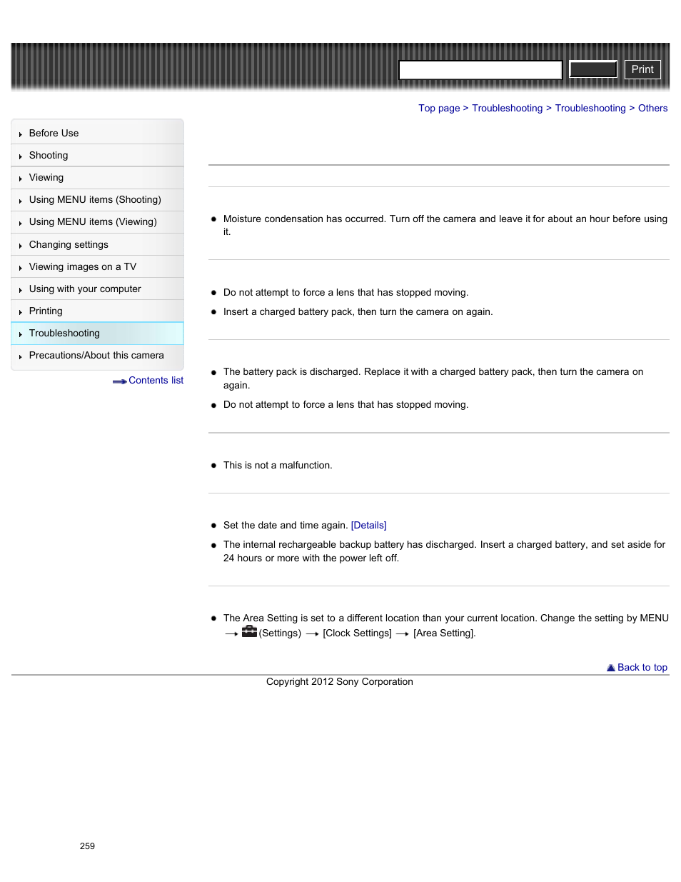 Others, Cyber-shot user guide | Sony DSC-HX200V User Manual | Page 268 / 297
