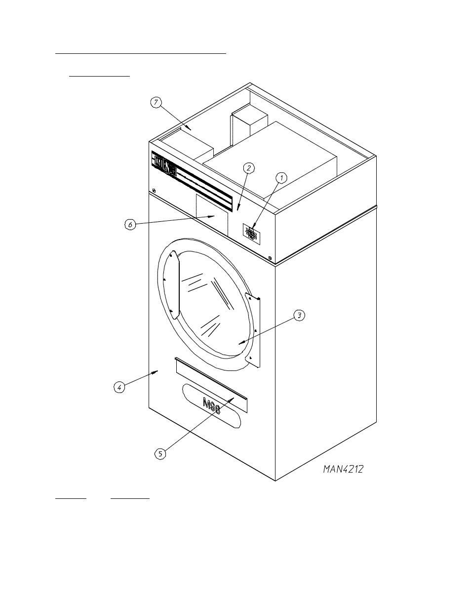 B. component identification | American Dryer Corp. ML-96HS User Manual | Page 11 / 38