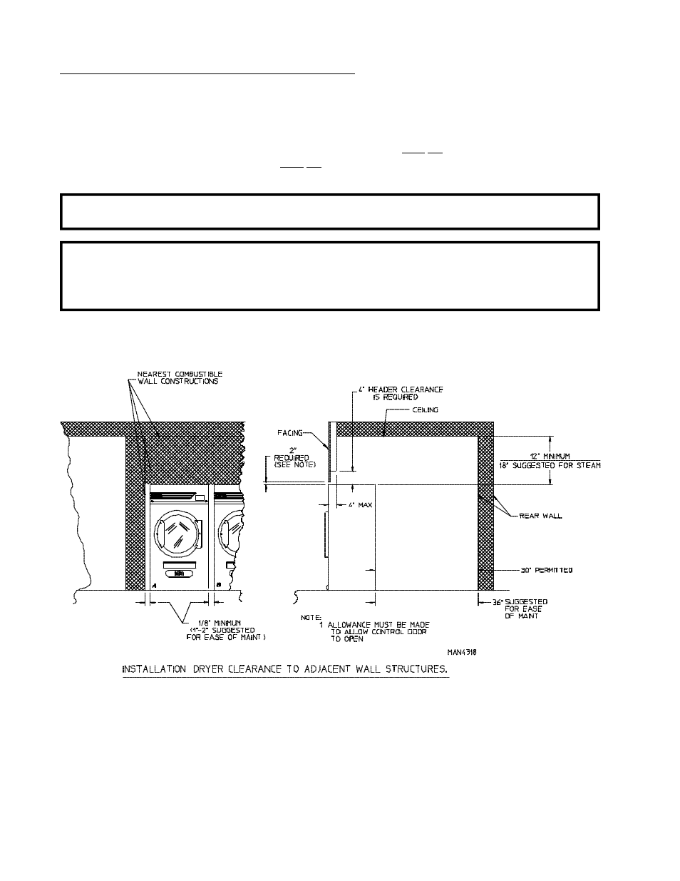 C. dryer enclosure requirements | American Dryer Corp. ML-96HS User Manual | Page 16 / 38