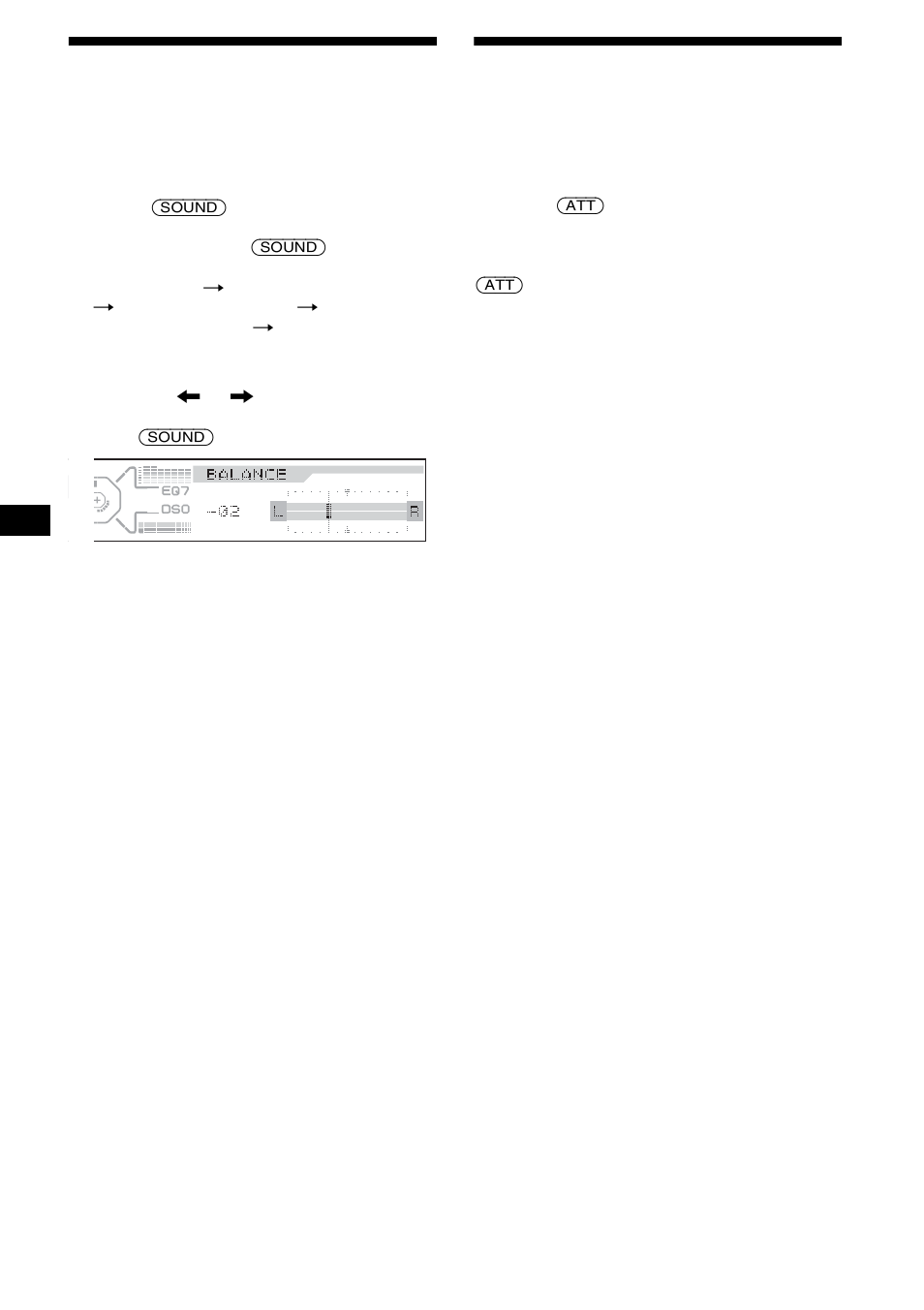 Adjusting the sound characteristics, Quickly attenuating the sound, 20 adjusting the sound characteristics | Sony CDX-M850MP User Manual | Page 20 / 96