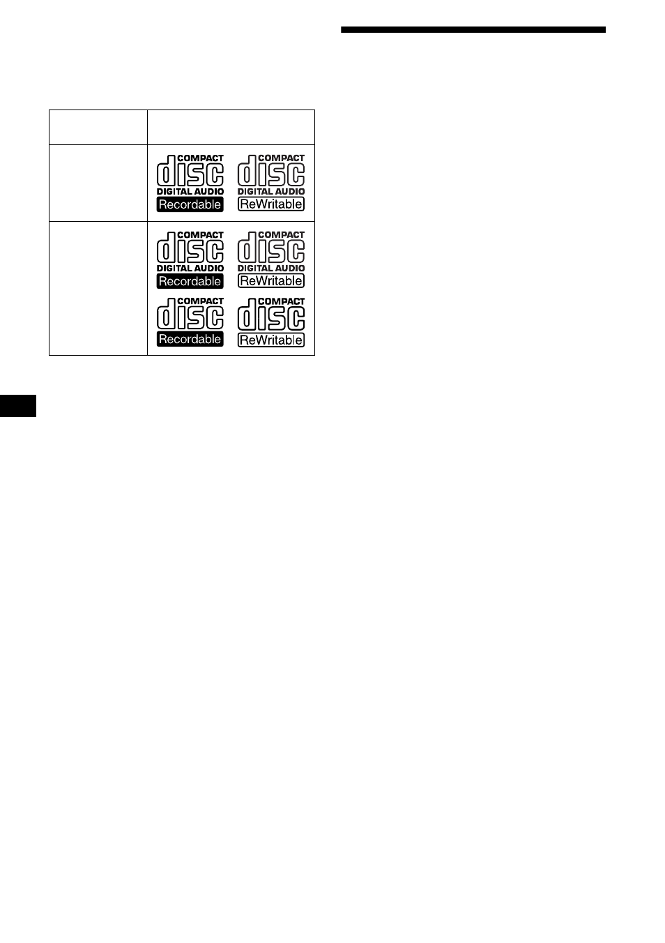 À propos des fichiers mp3 | Sony CDX-M850MP User Manual | Page 38 / 96