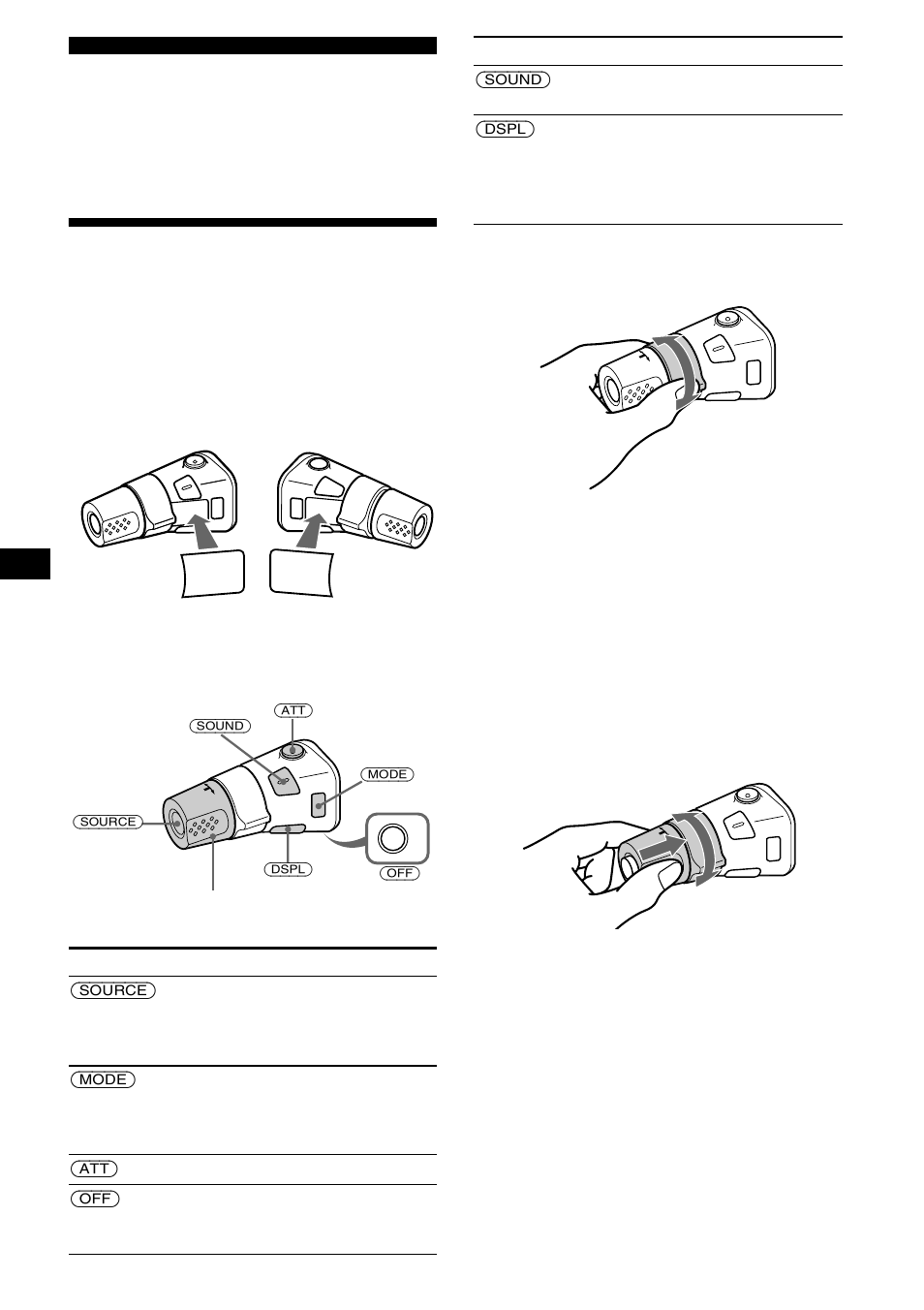 Autres fonctions, Fonctionnement du satellite de commande, Fonctionnement du satellite | De commande | Sony CDX-M850MP User Manual | Page 50 / 96