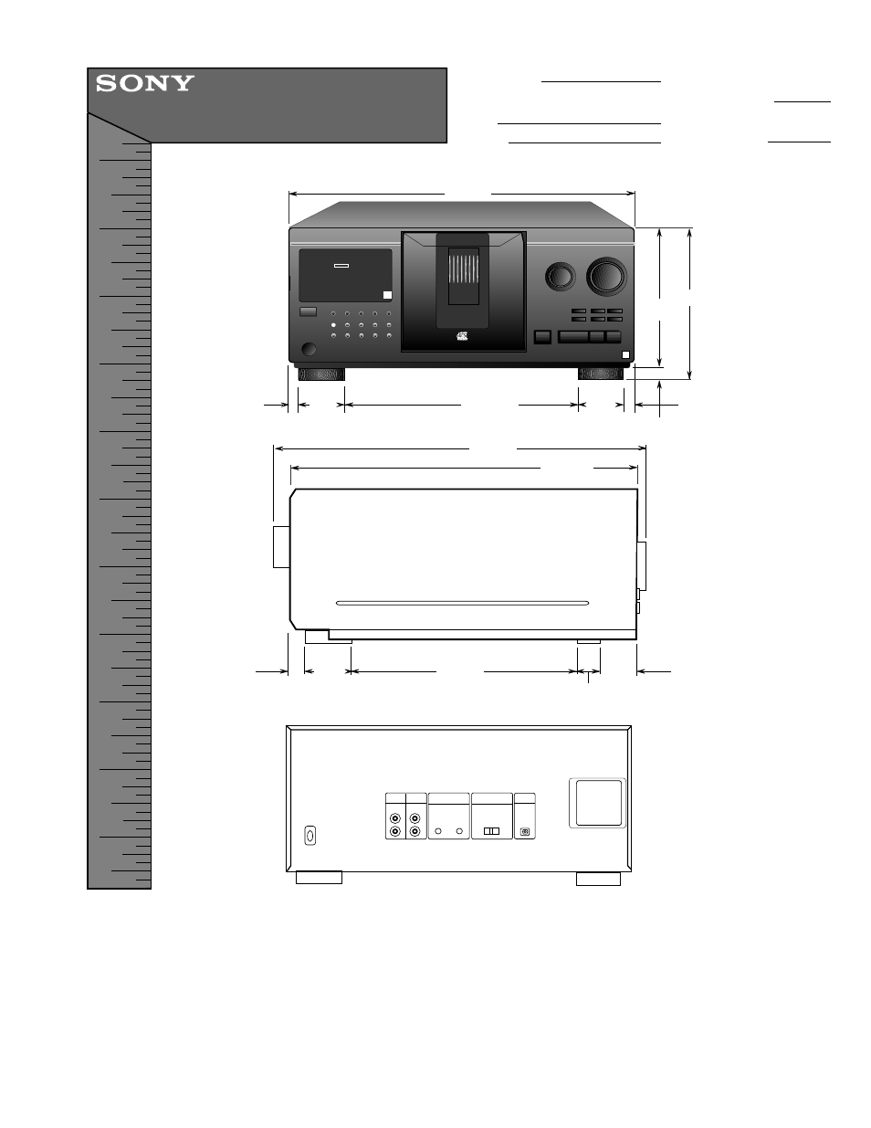 Sony CDP-CX355 User Manual | 1 page