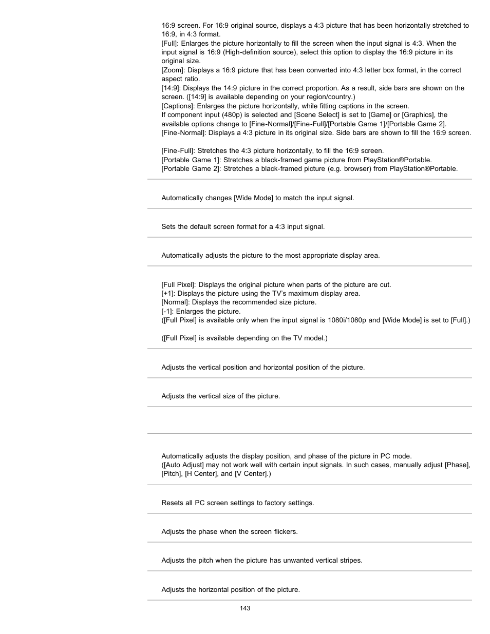 Sony XBR-65HX950 User Manual | Page 143 / 194