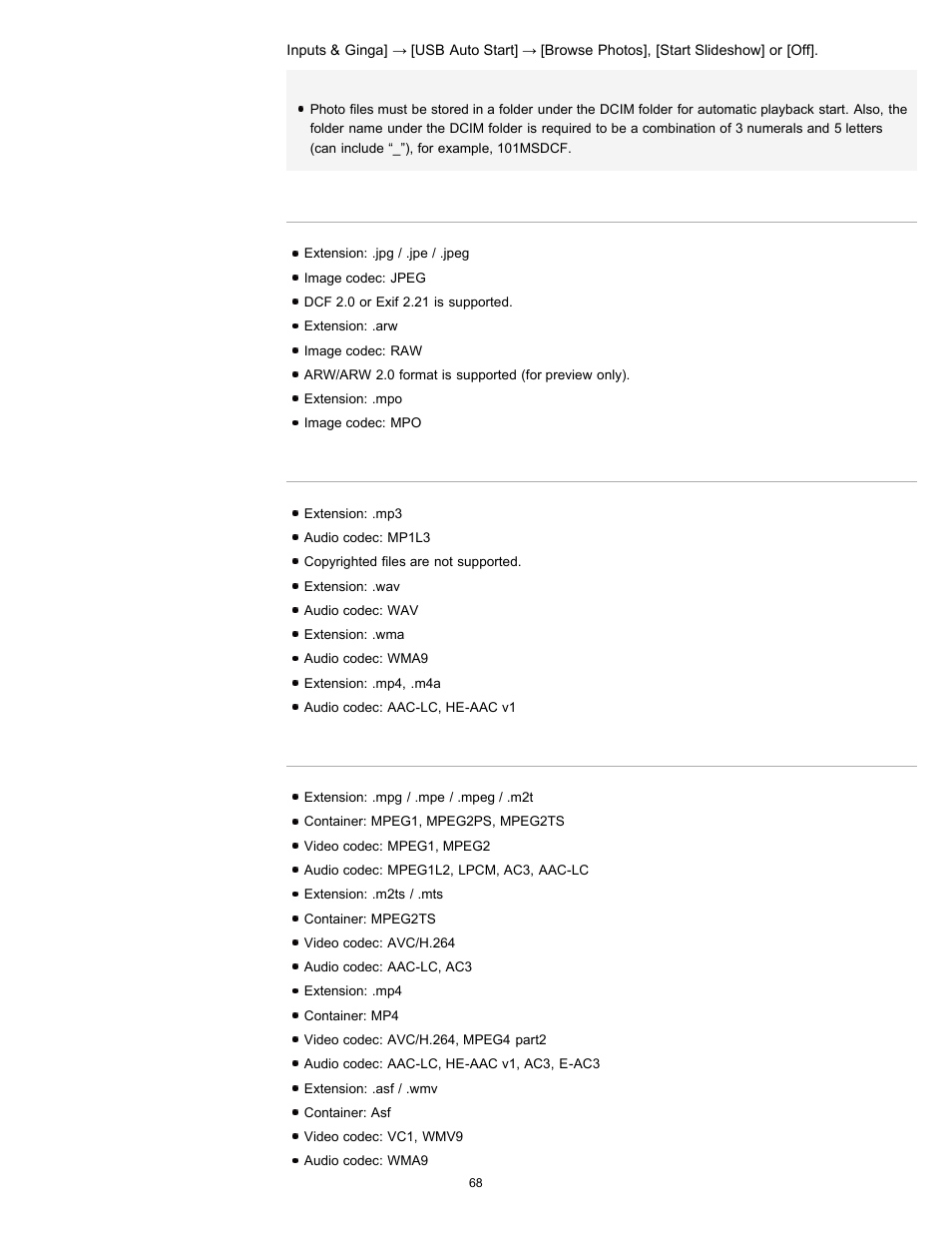 Sony XBR-65HX950 User Manual | Page 68 / 194