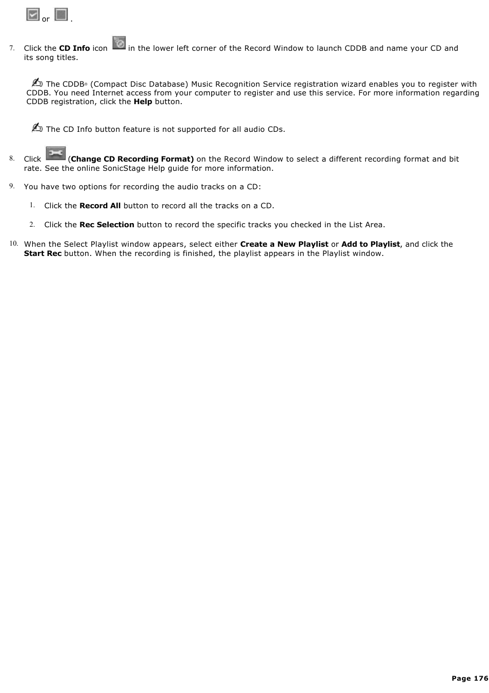 Sony PCG-SRX99K User Manual | Page 176 / 217