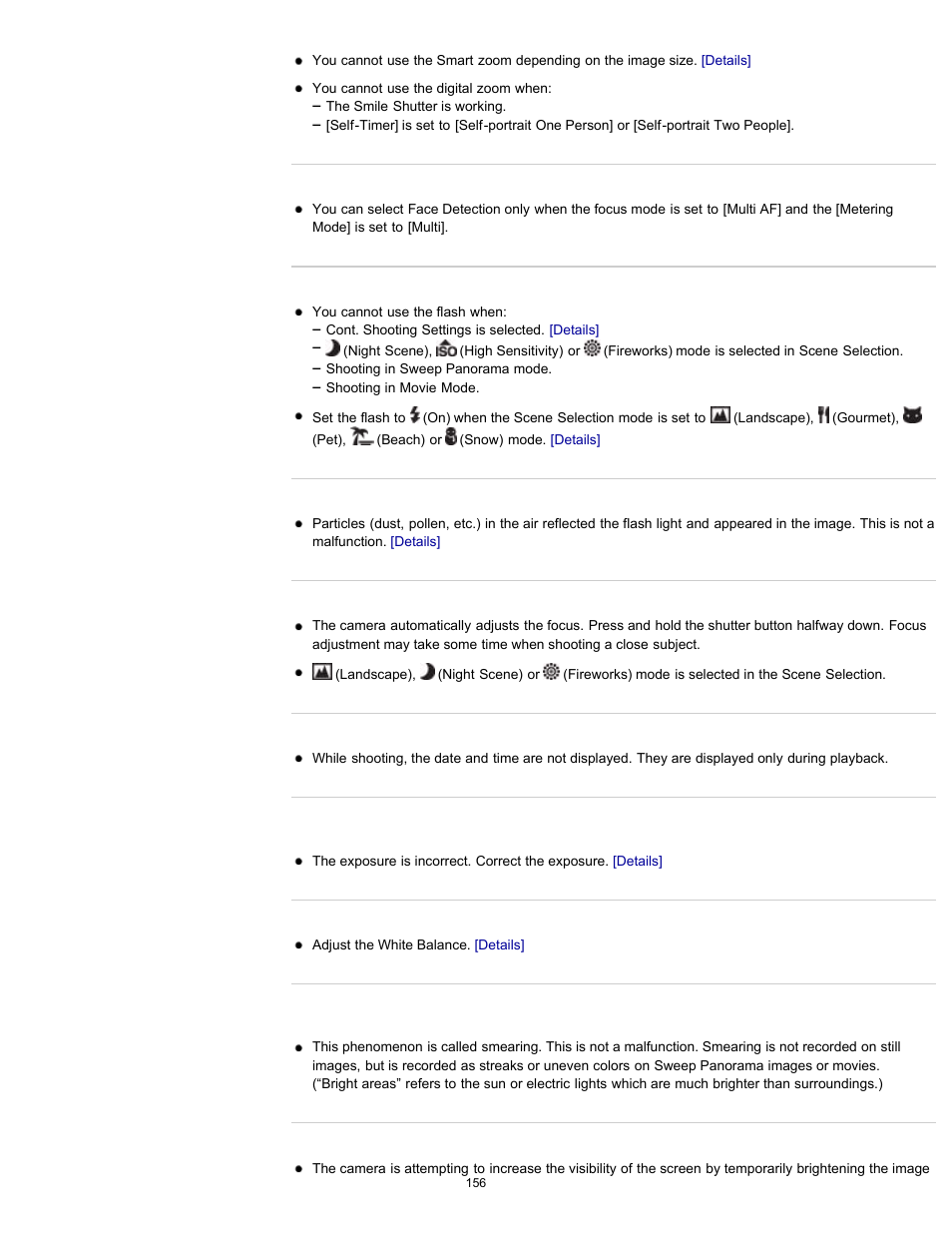 Sony DSC-W630 User Manual | Page 156 / 186