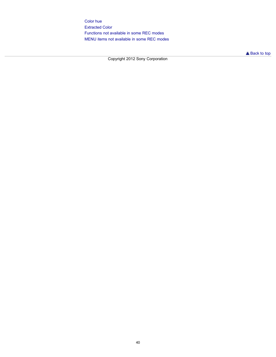 Sony DSC-W630 User Manual | Page 40 / 186
