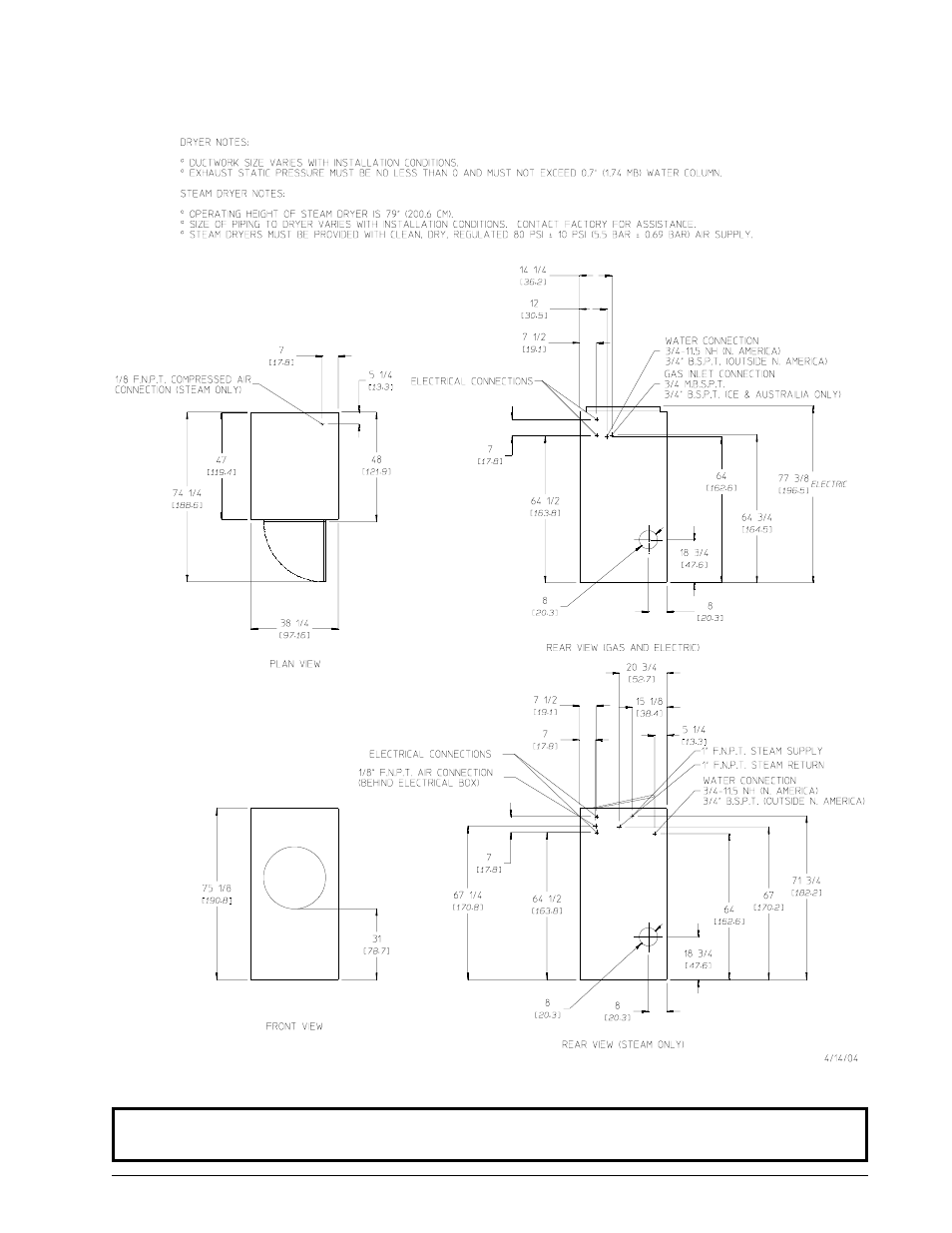 Specifications | American Dryer Corp. AD-758DV User Manual | Page 11 / 52