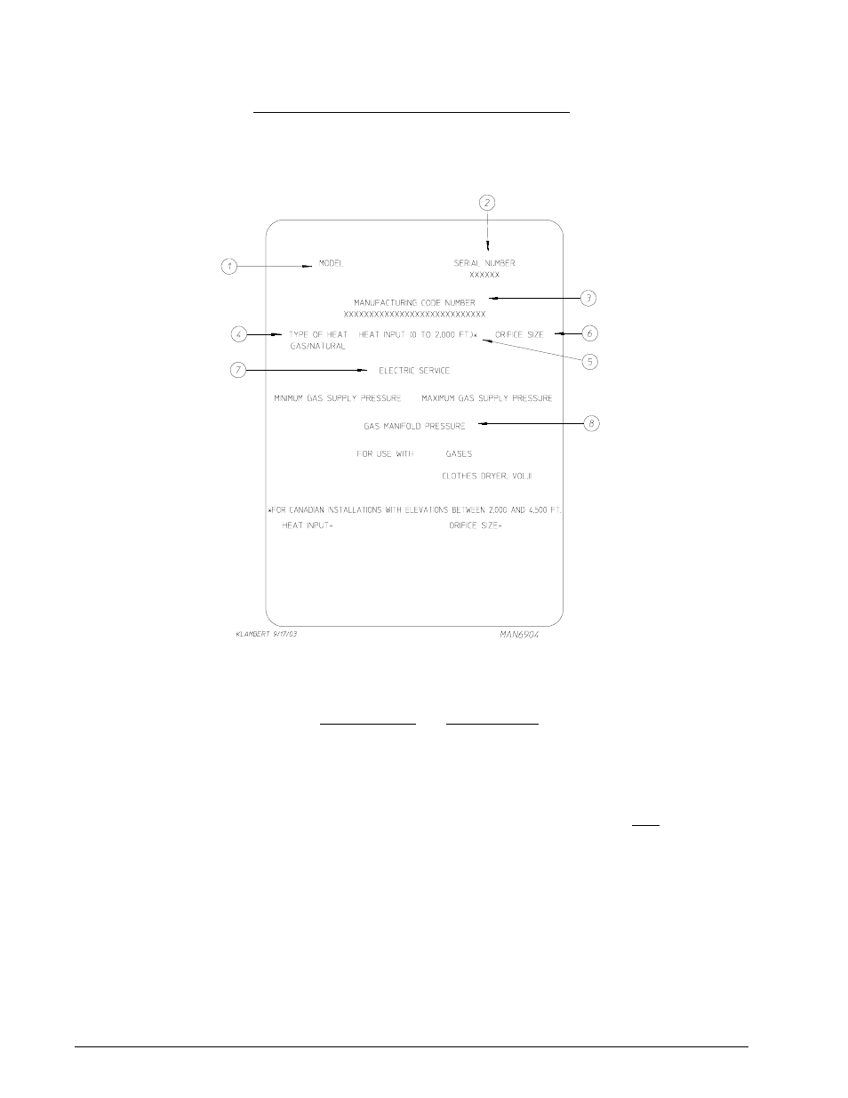 Data label information | American Dryer Corp. AD-758DV User Manual | Page 44 / 52
