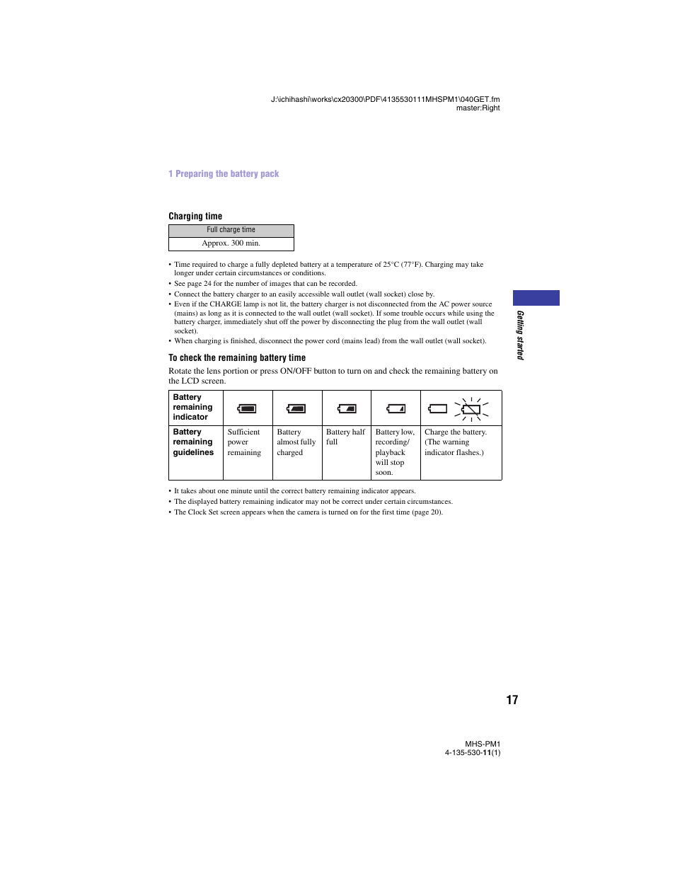 Sony bloggie  MHS-PM1 User Manual | Page 17 / 75