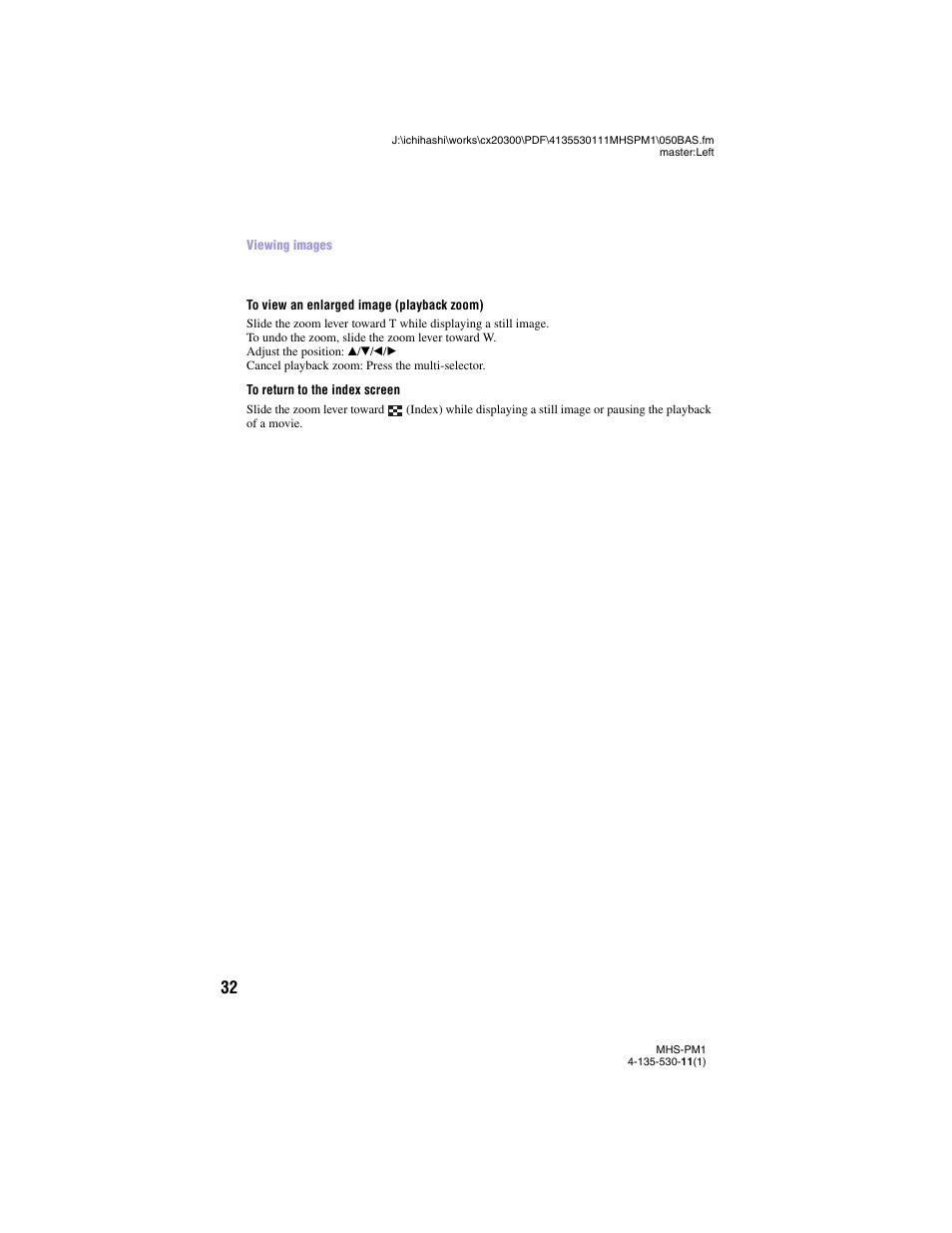 Sony bloggie  MHS-PM1 User Manual | Page 32 / 75