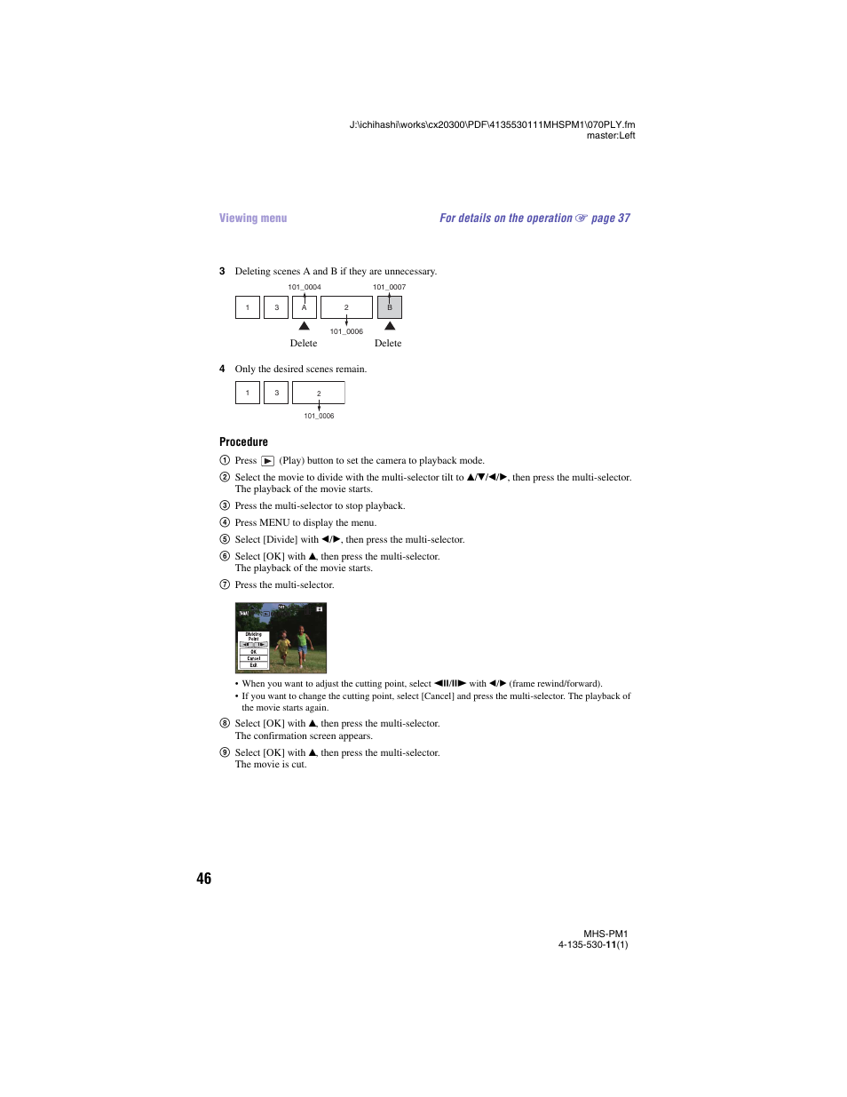 Sony bloggie  MHS-PM1 User Manual | Page 46 / 75