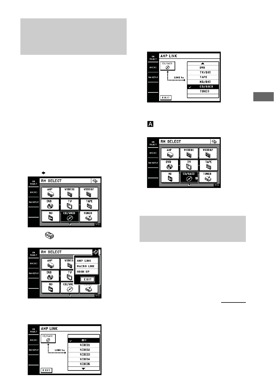 Changing the name of the remote (component) | Sony RM-TP2 User Manual | Page 29 / 41