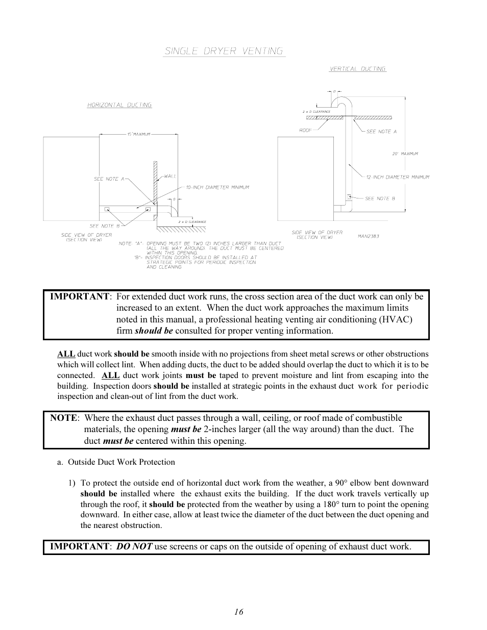 American Dryer Corp. MDG-75 User Manual | Page 20 / 66