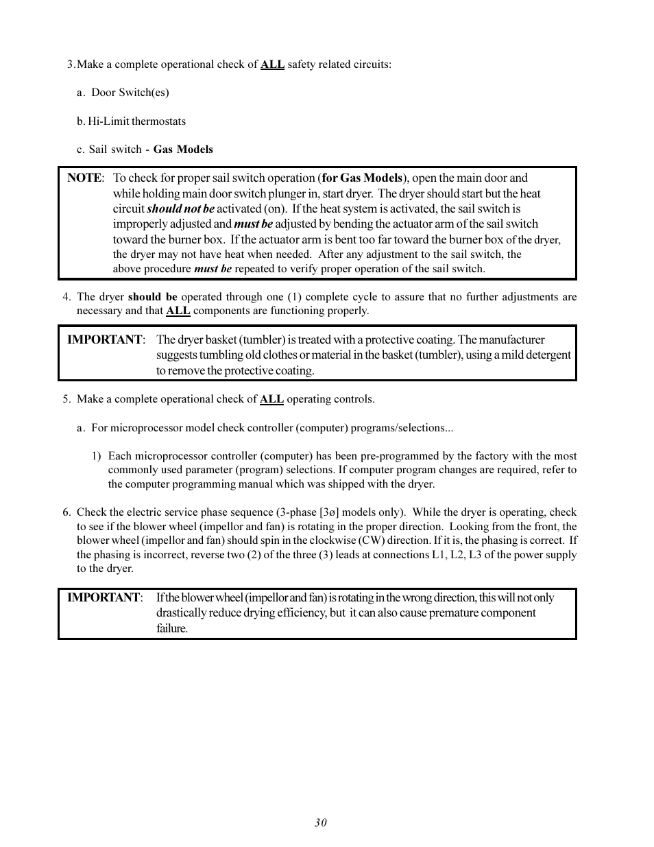 American Dryer Corp. MDG-75 User Manual | Page 34 / 66