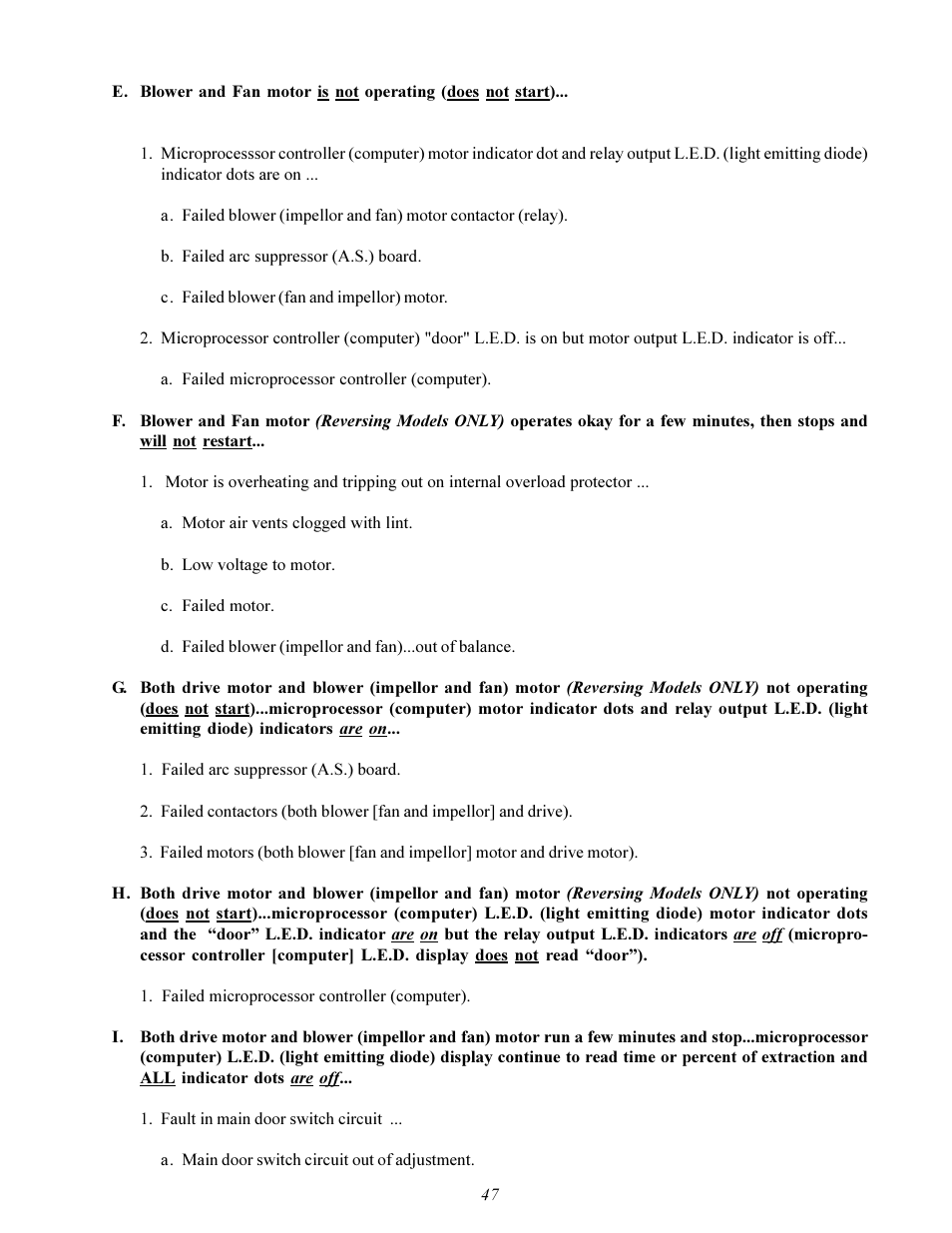 American Dryer Corp. MDG-75 User Manual | Page 51 / 66