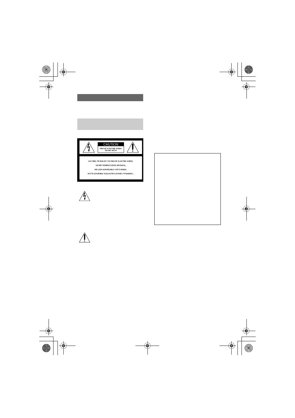 Warning, For the customers in the u.s.a | Sony MVC-CD1000 User Manual | Page 2 / 80