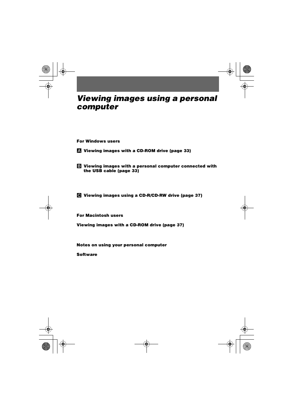 Viewing images using a personal computer, Viewing images using a personal, Computer | Sony MVC-CD1000 User Manual | Page 28 / 80