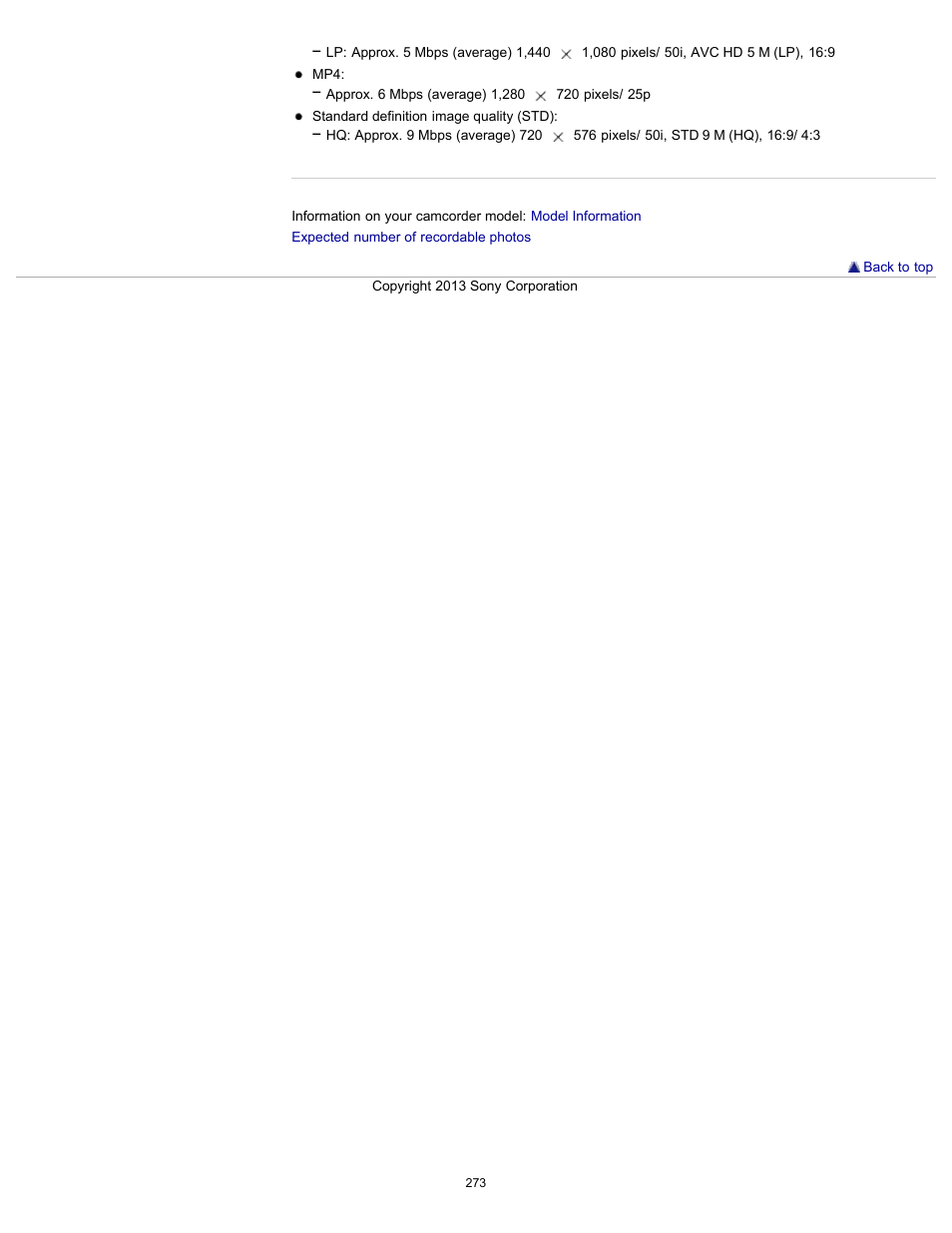 Sony HDR-PJ790V User Manual | Page 282 / 287