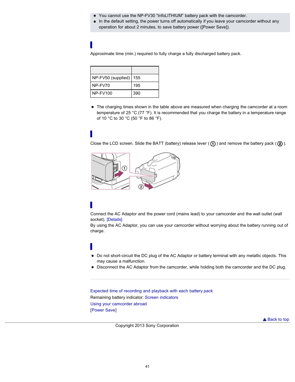 Sony HDR-PJ790V User Manual | Page 50 / 287