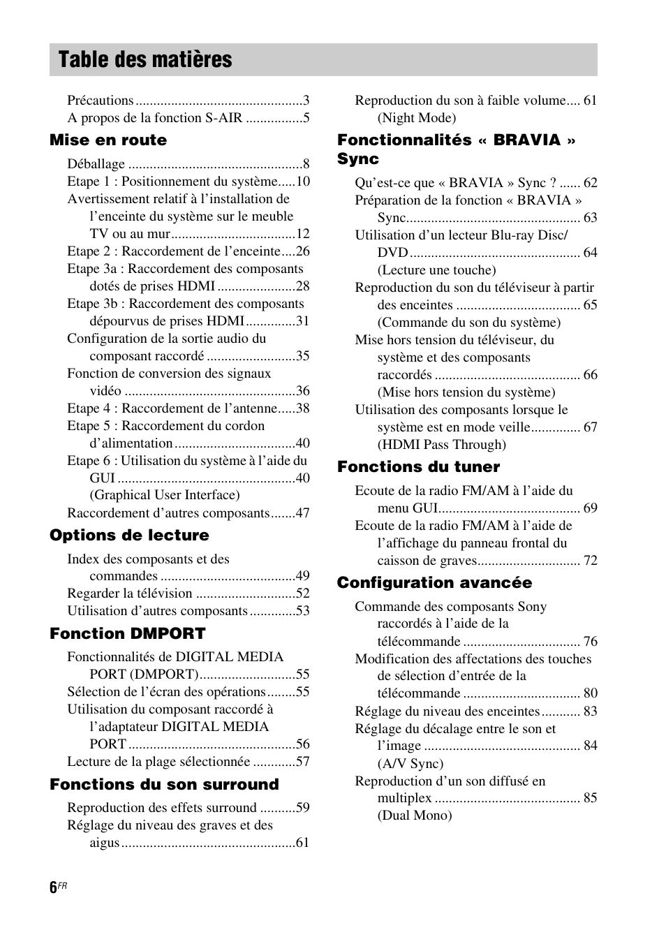 Sony HT-CT500 User Manual | Page 112 / 340