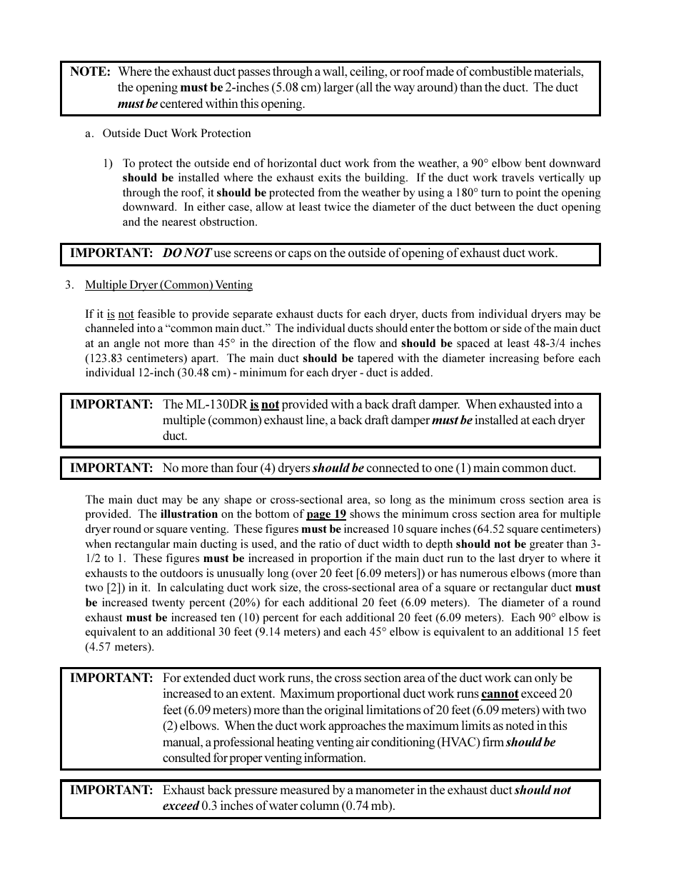 American Dryer Corp. MLG-130DR (HSI) User Manual | Page 22 / 45