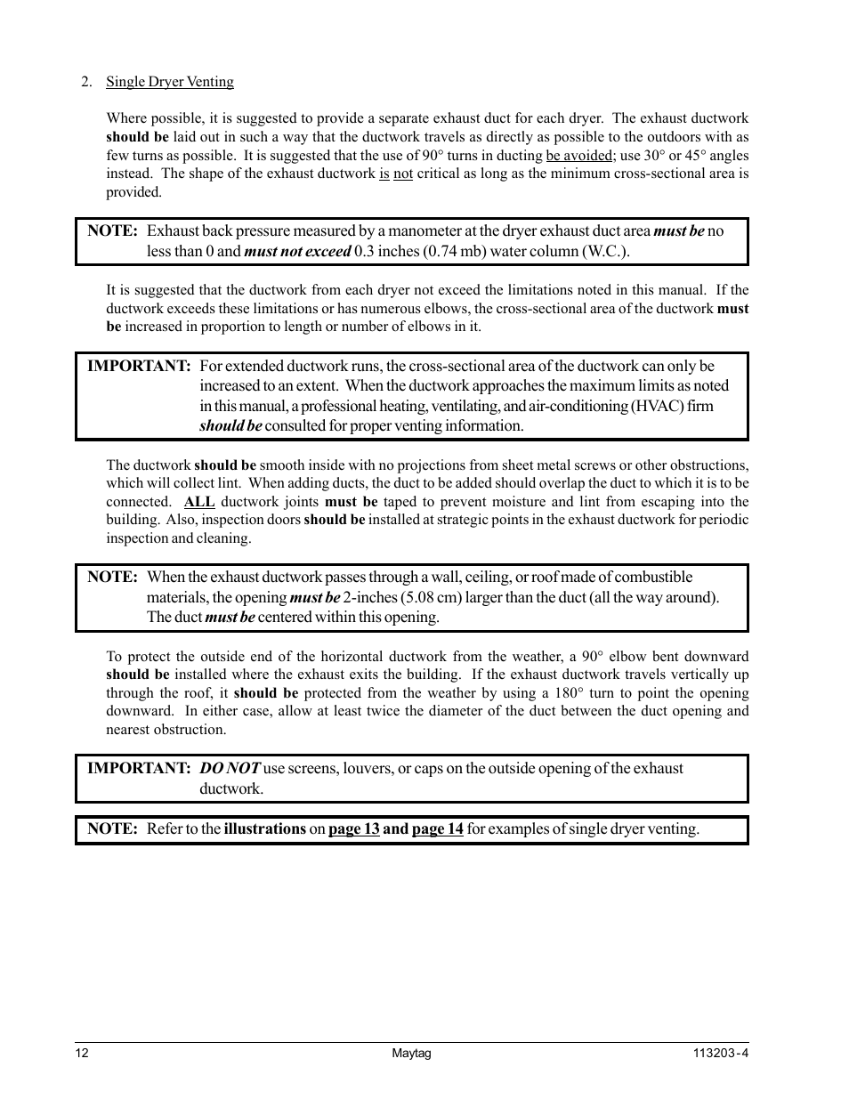 American Dryer Corp. MLG31PCB User Manual | Page 16 / 44