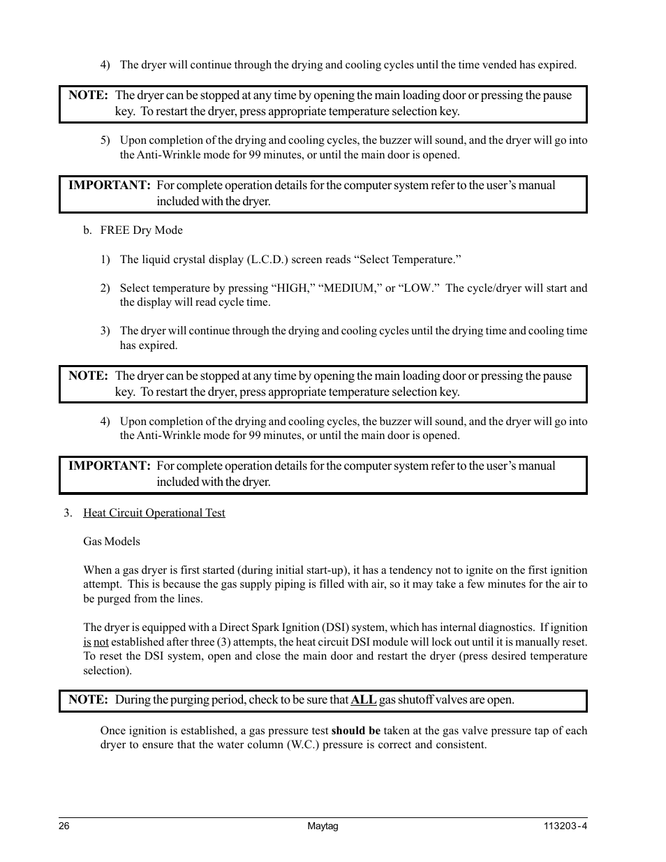 American Dryer Corp. MLG31PCB User Manual | Page 30 / 44
