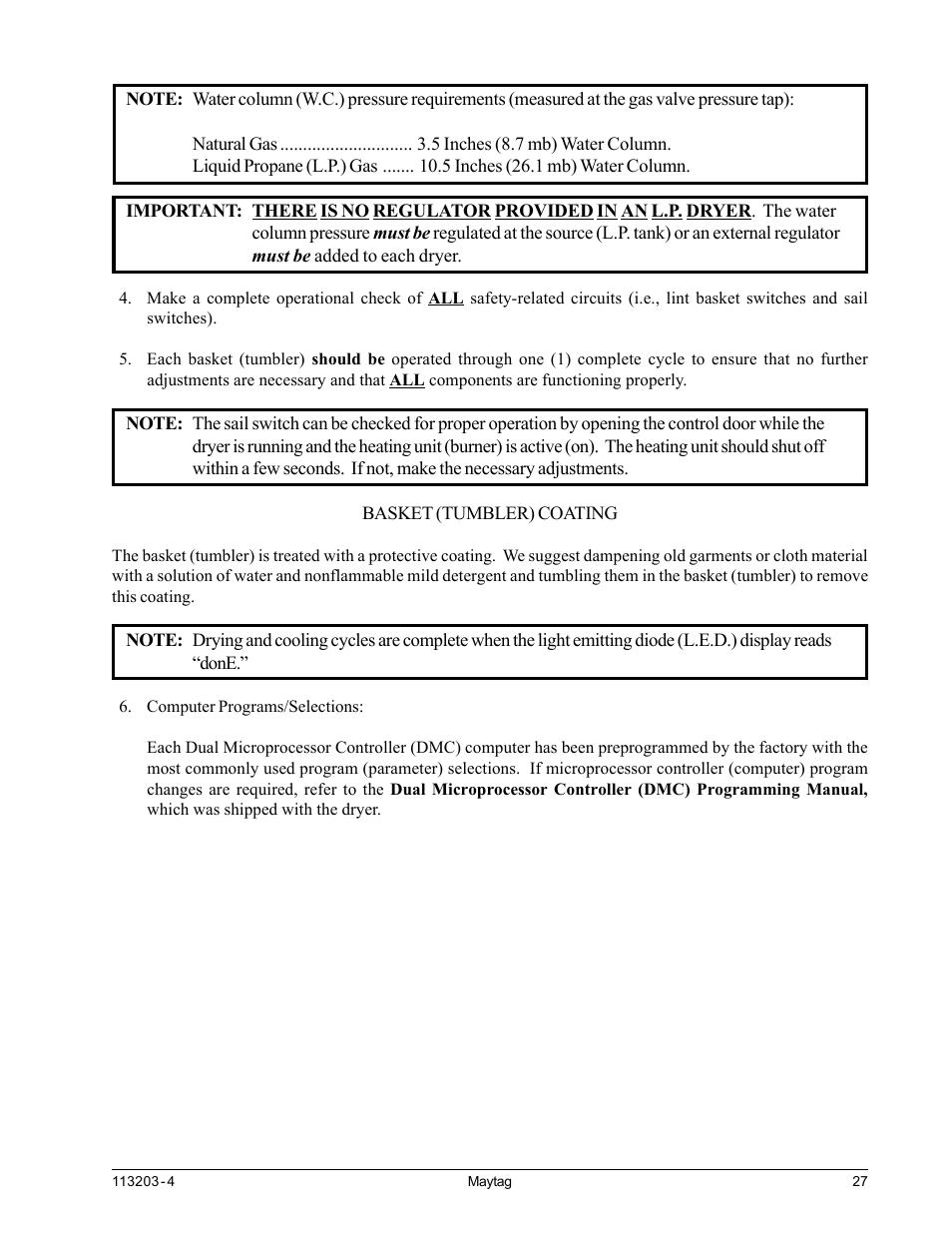 American Dryer Corp. MLG31PCB User Manual | Page 31 / 44