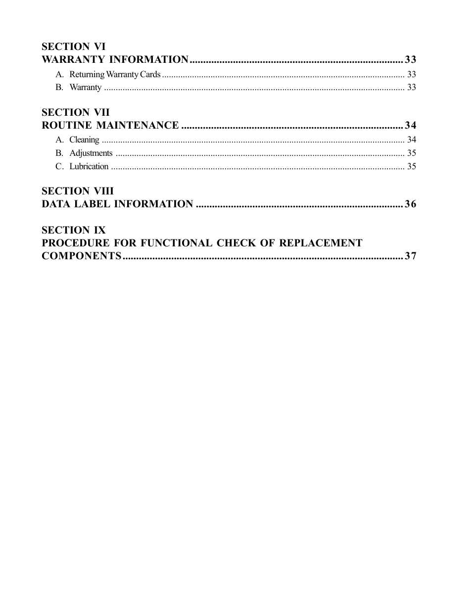 American Dryer Corp. MLG31PCB User Manual | Page 6 / 44