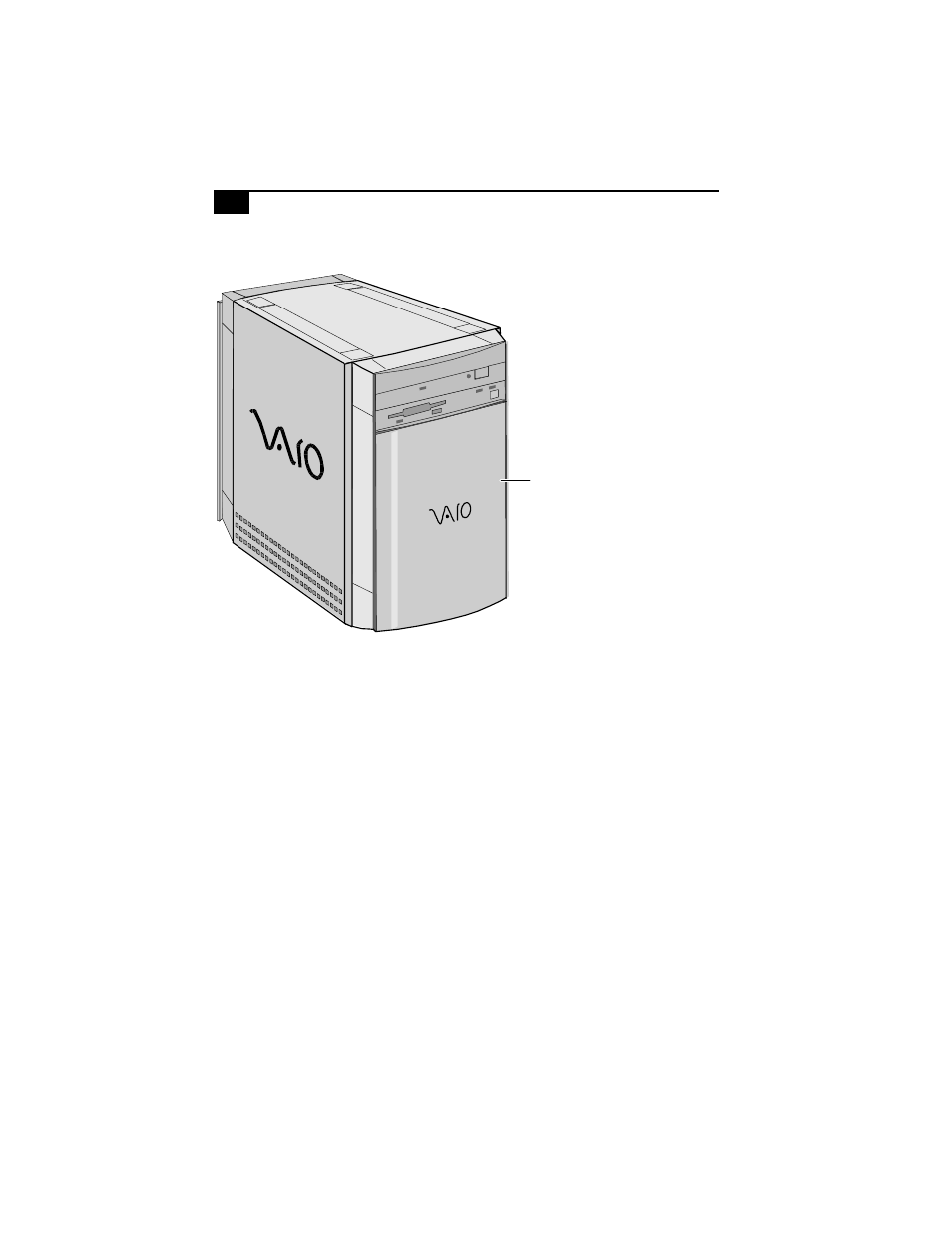 Front view | Sony PCV-E518DS User Manual | Page 10 / 114