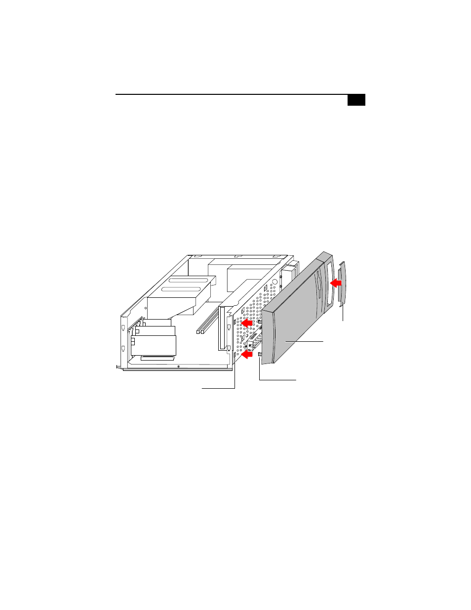 Replacing the front panel | Sony PCV-E518DS User Manual | Page 35 / 114