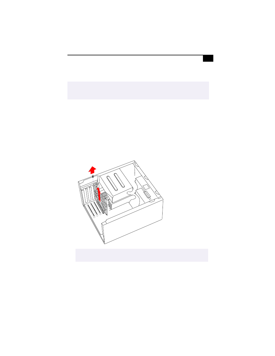 Removing an add-in card | Sony PCV-E518DS User Manual | Page 39 / 114