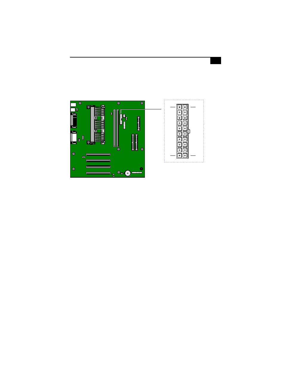 Power connector, 55 power connector | Sony PCV-E518DS User Manual | Page 63 / 114